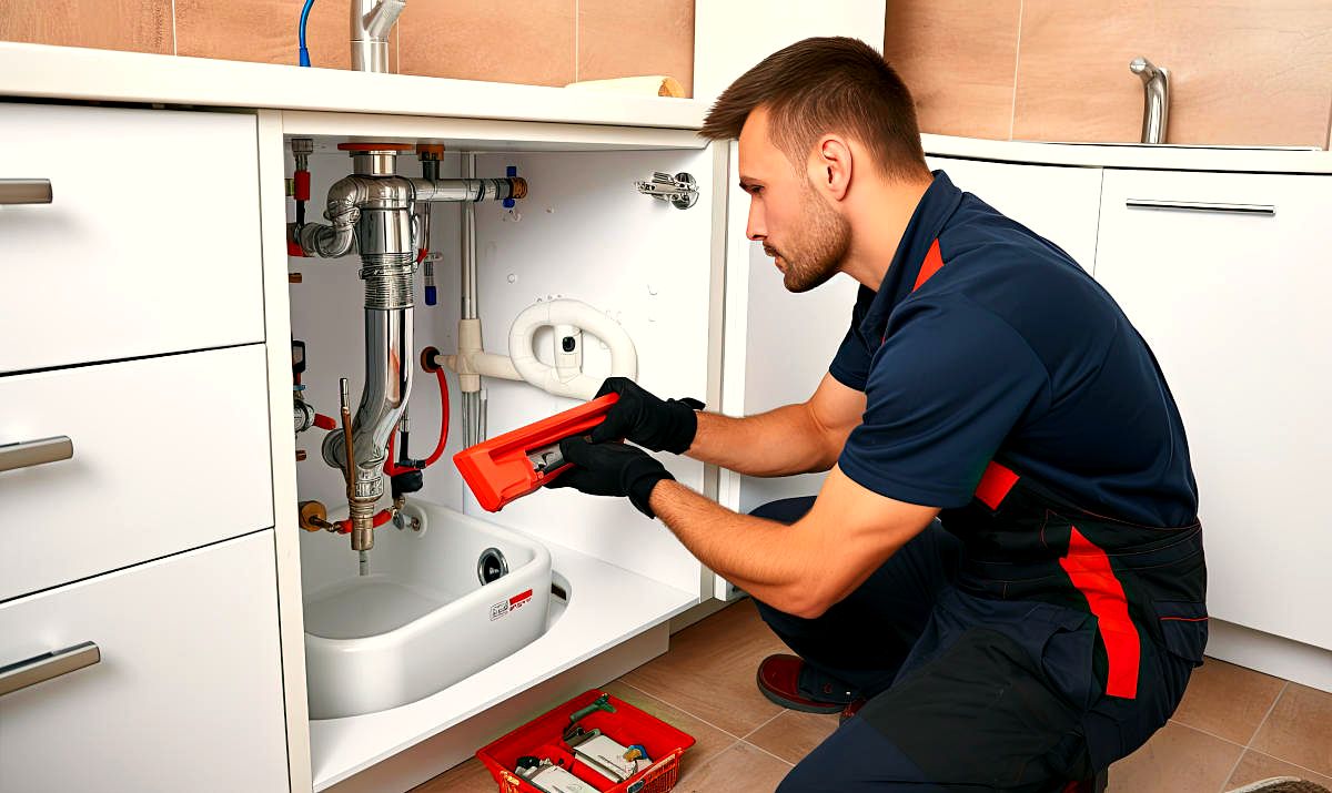 EMS Plumbing & Heating at work